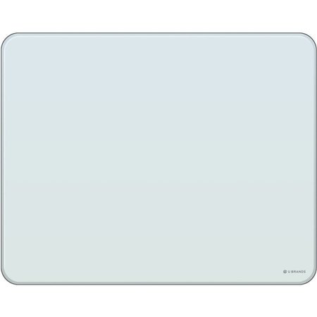 U Brands Dry-Erase Board, Magnetic, 16"Wx20"Lx1/4"H, Frost UBR3032U0001